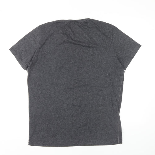 Next Grey Music Graphic T-Shirt L Unisex Adults