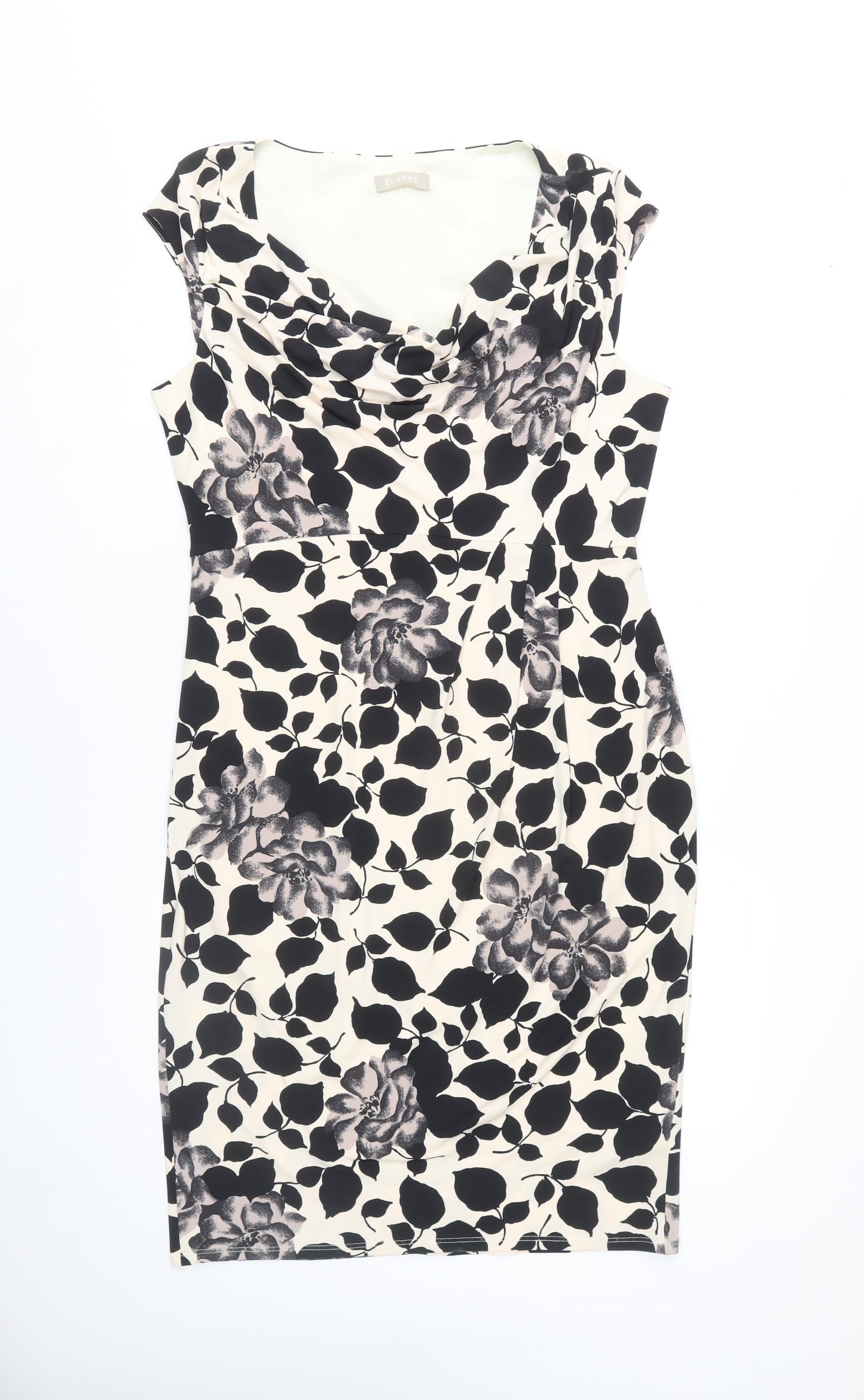 Planet Women's Multicoloured Floral Sheath Dress, Size 14