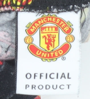 Manchester United Boys Black Lounge Pants 9-10 Years