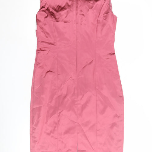 Coast Women's Pink Off the Shoulder Sheath Dress - Size 12