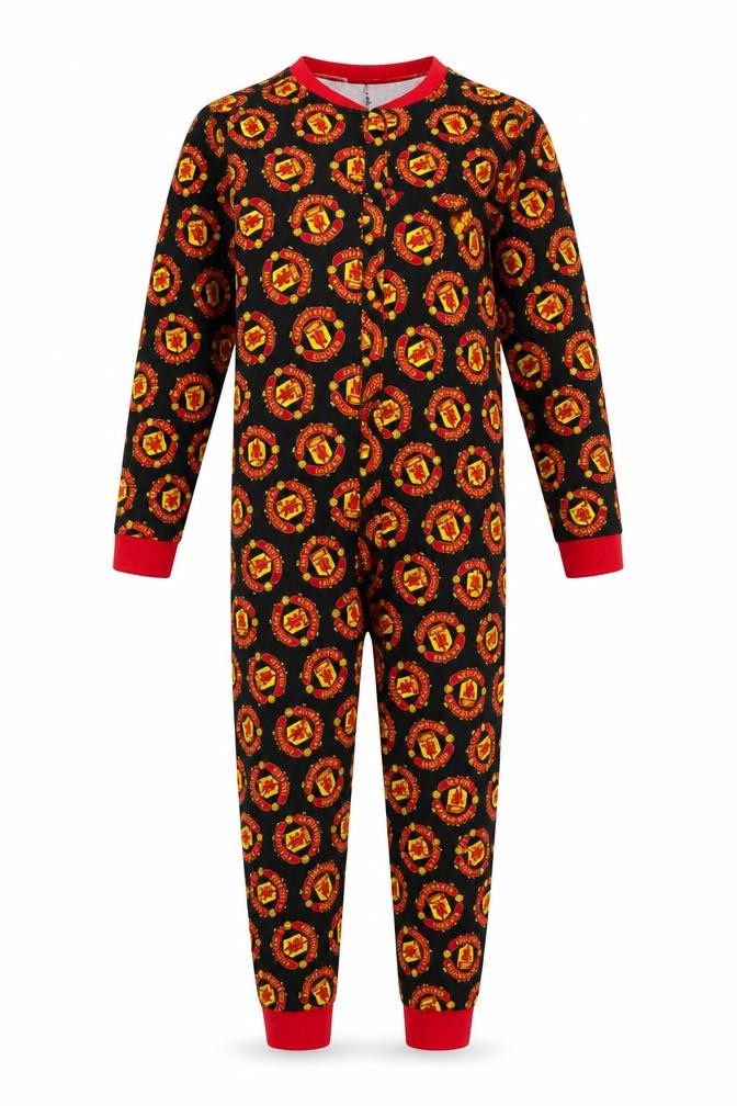 Manchester United Boys Black & Red One Piece 11-12 Years
