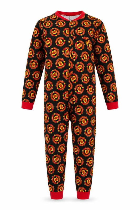 Manchester United Boys Black & Red One Piece 11-12 Years