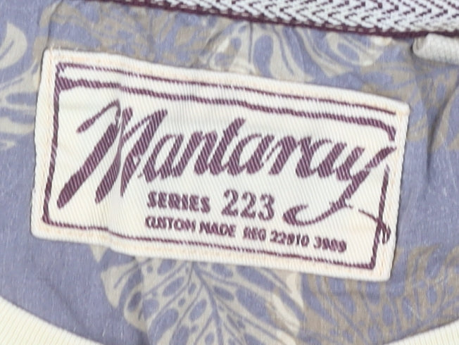 Mantaray Mens 2XL Yellow Striped T-Shirt