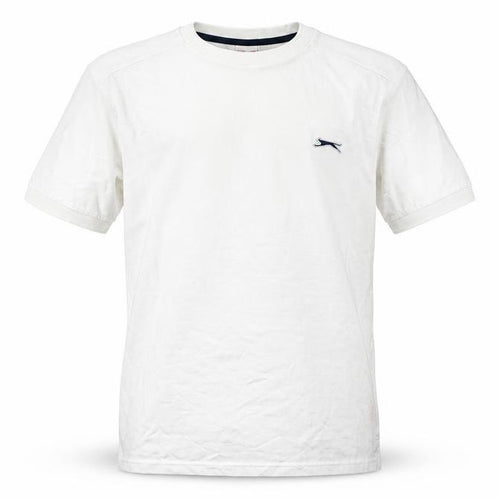 Slazenger Men's White S T-Shirt, Short Sleeve, Crew Neck