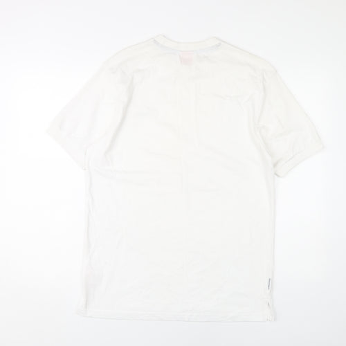 Slazenger Men's White S T-Shirt, Short Sleeve, Crew Neck