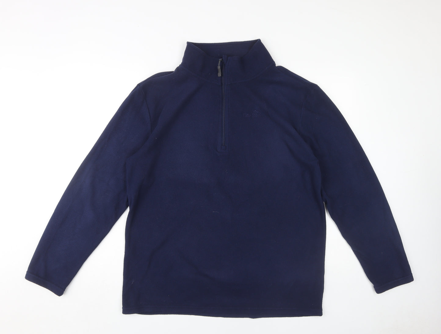 Peter Storm Men's Blue Fleece Pullover Sweatshirt M