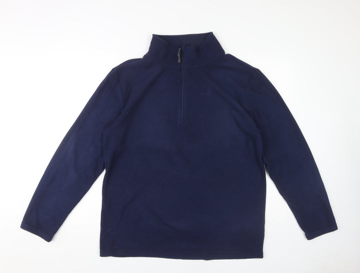 Peter Storm Men's Blue Fleece Pullover Sweatshirt M