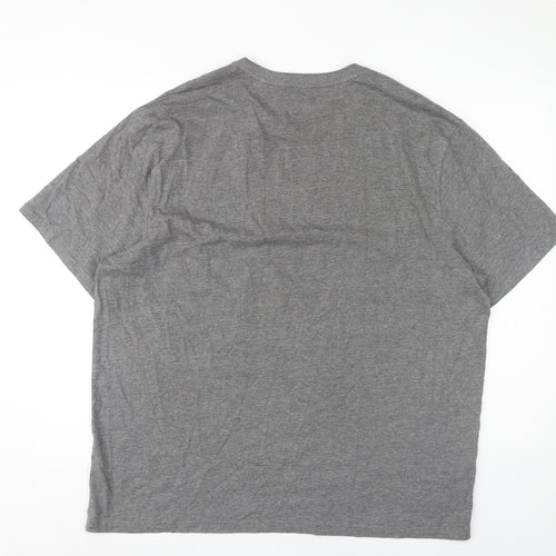 Next Men's Grey Graphic Print 2XL T-Shirt