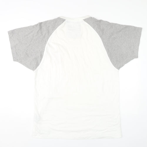 TOG TWENTY FOUR Men's XL White Grey T-Shirt