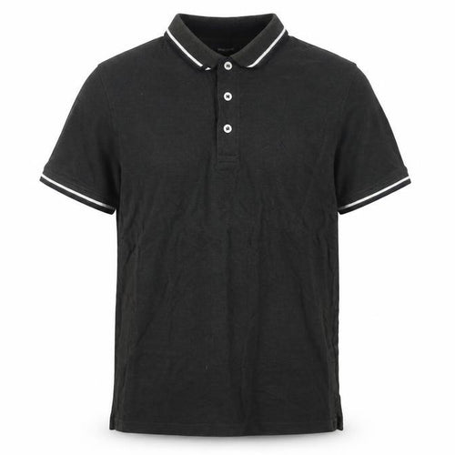 Jack & Jones Men's Black Polo Shirt, Size L, Casual Style