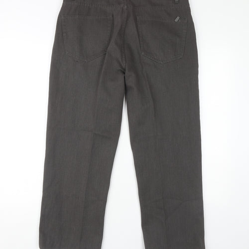 Maine New England Men's Grey Straight Jeans, Size 34