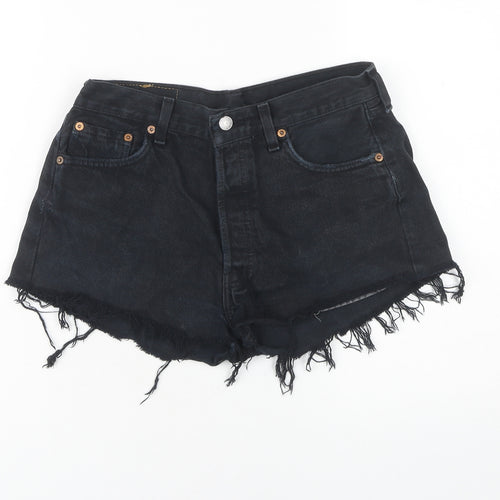 Levi's Women's Black Cut-Off Denim Shorts M