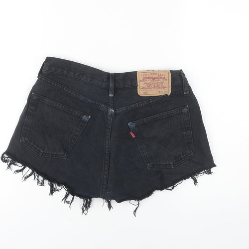 Levi's Women's Black Cut-Off Denim Shorts M
