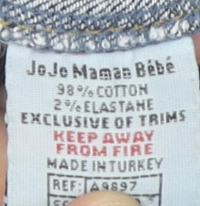 JoJo Maman Bébé Women's Blue Denim Skirt, Size 12