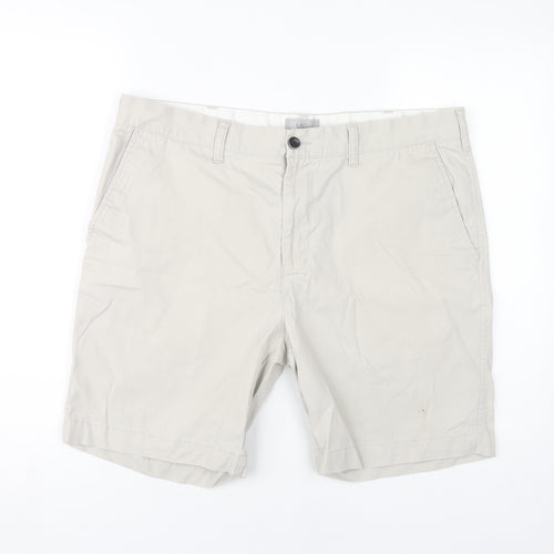 Marks and Spencer Mens Beige Chino Shorts Size 38