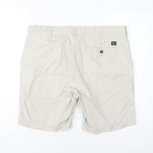 Marks and Spencer Mens Beige Chino Shorts Size 38