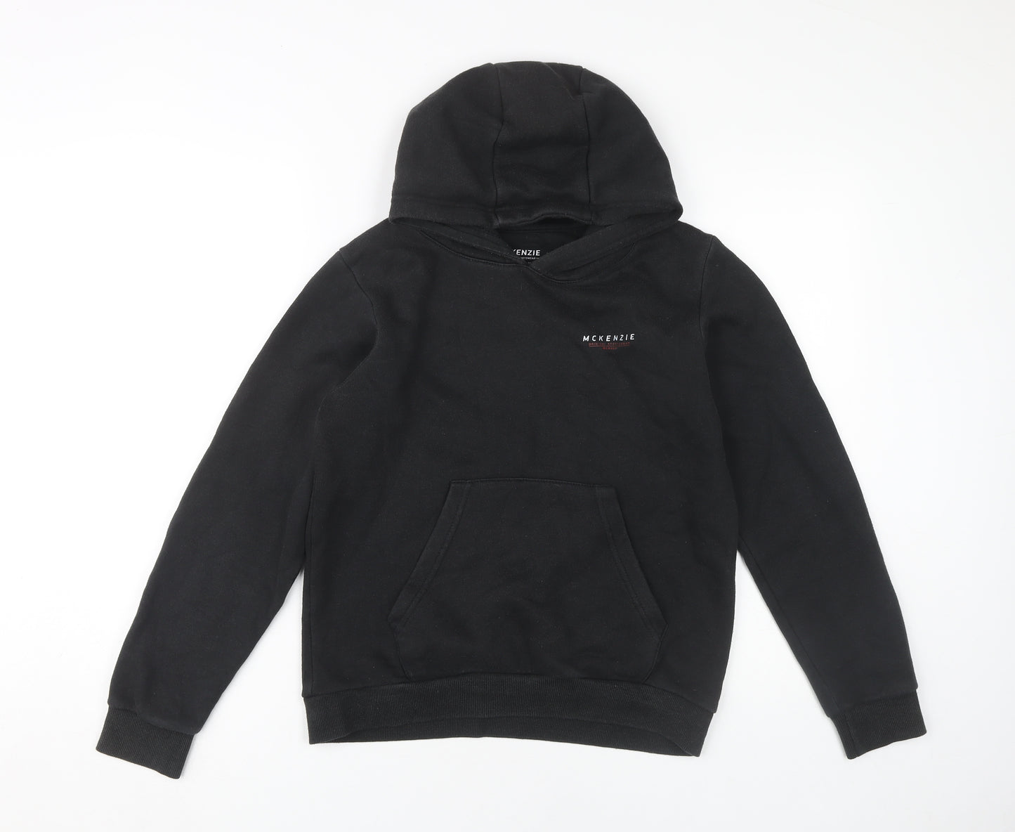 McKenzie Boys Black Pullover Hoodie 12-13 Years