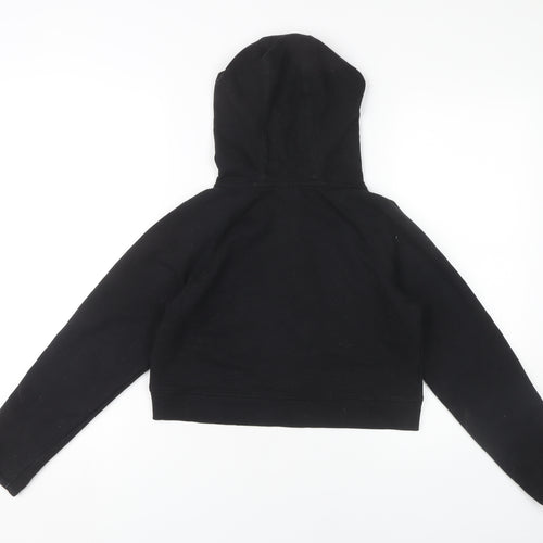 USA Pro Girls Black Pullover Hoodie 11-12 Years
