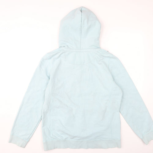 Fat Face Women's Blue Pullover Hoodie, Size 12, Casual Wear