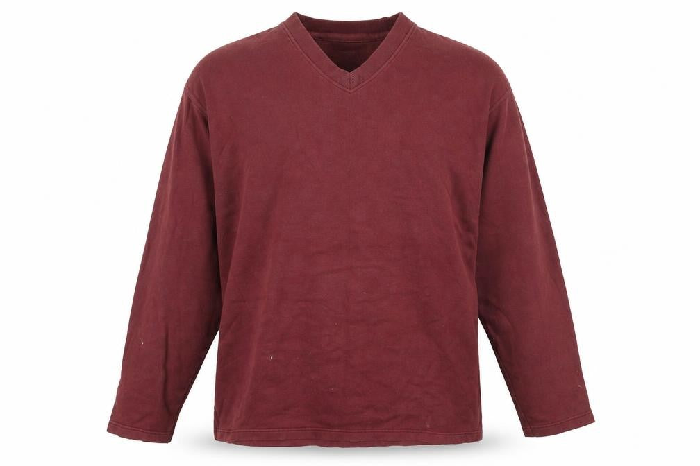 Debenhams Men's Red Knit Sweatshirt L Relaxed Fit