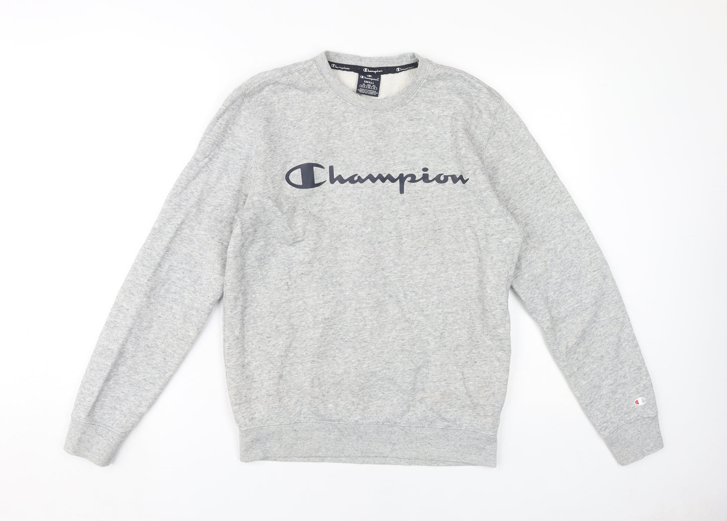 Champion Men's Grey Pullover Sweatshirt, Small