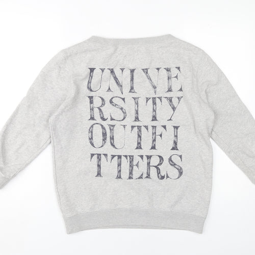 Jack Wills Women's Grey Pullover Sweatshirt, Size 10