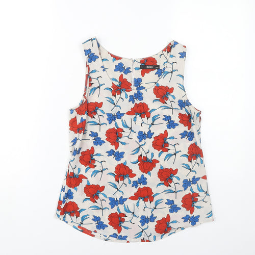 Oasis Women’s Multicoloured Floral Tank Top Size 8
