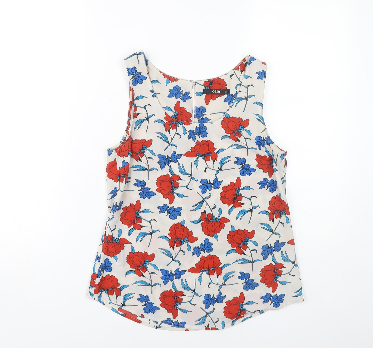 Oasis Women’s Multicoloured Floral Tank Top Size 8