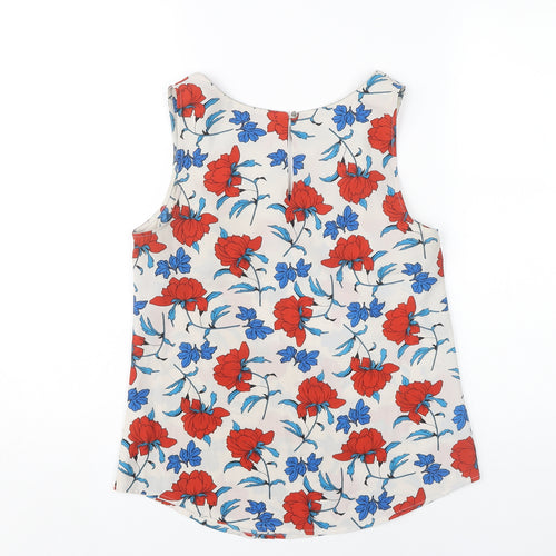 Oasis Women’s Multicoloured Floral Tank Top Size 8