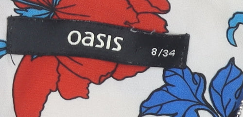 Oasis Women’s Multicoloured Floral Tank Top Size 8