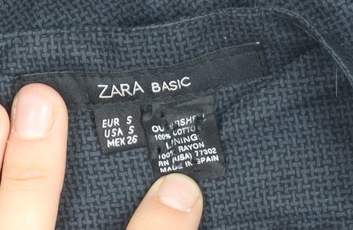 Zara Basic Women's Black Midi Flare Skirt - Size S