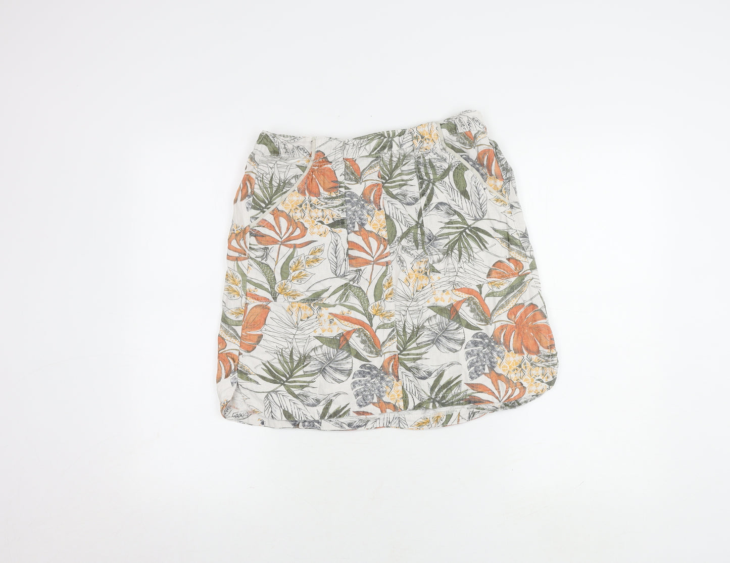 Next Women's Multicoloured Floral Skirt Size 10