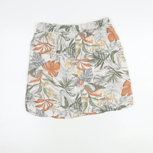 Next Women's Multicoloured Floral Skirt Size 10