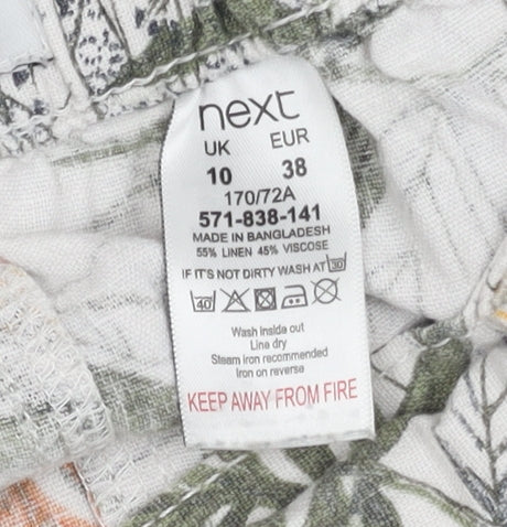 Next Women's Multicoloured Floral Skirt Size 10