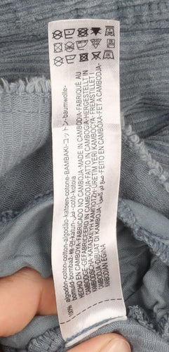 Zara Women's Blue Corduroy Jacket Button Medium