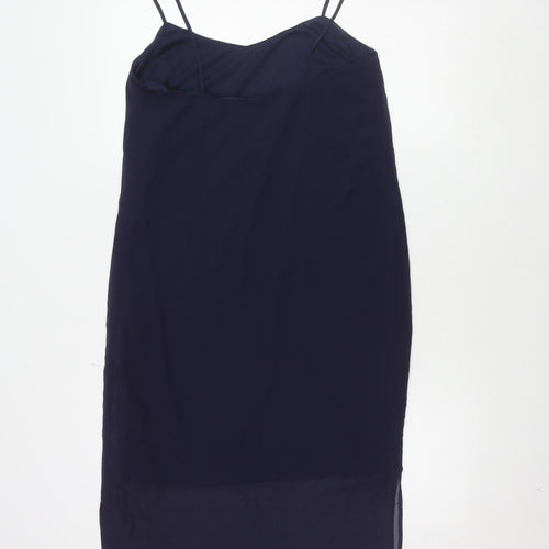 ASOS Women's Blue Slip Dress, Size 10, Sleeveless