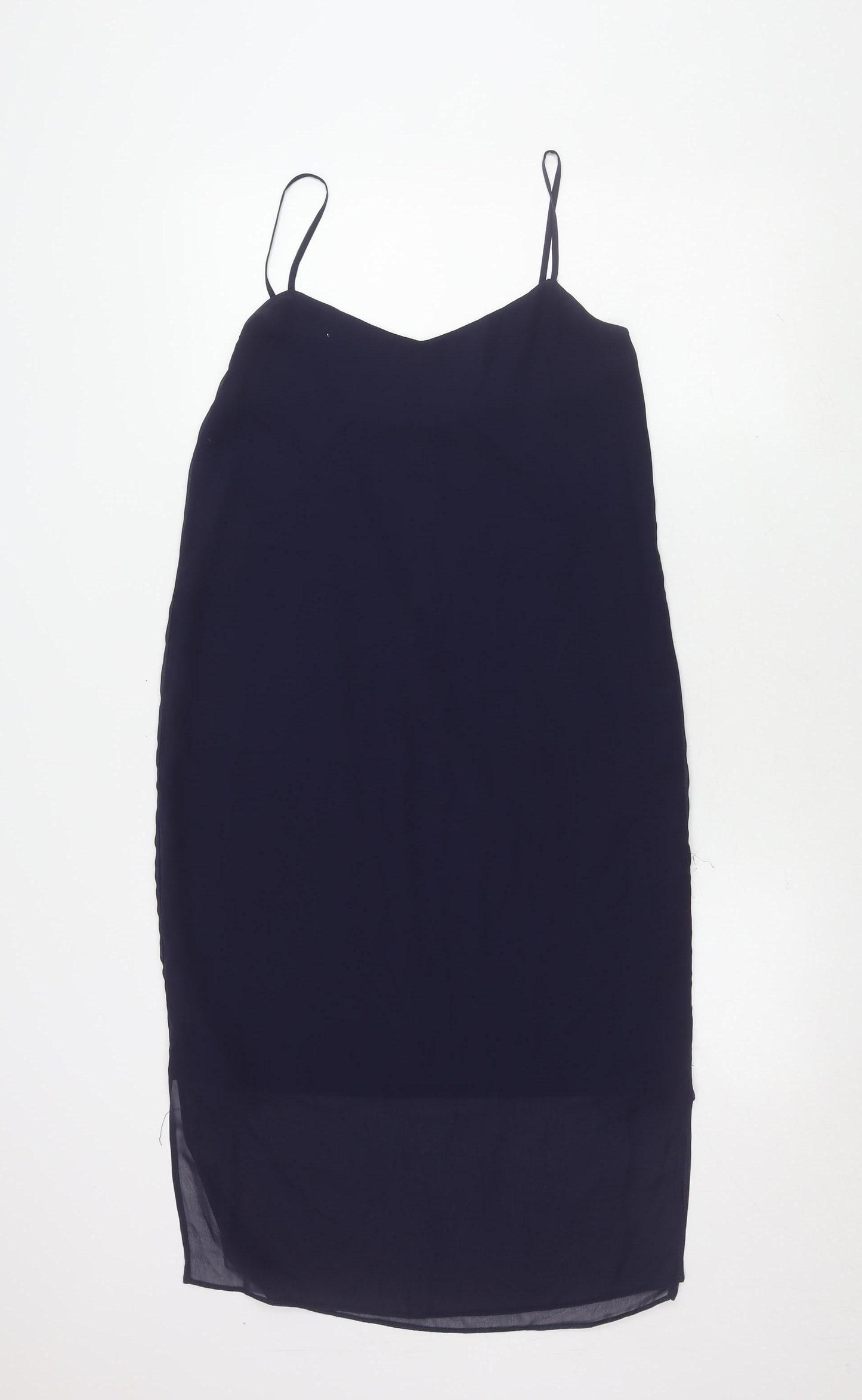 ASOS Women's Blue Slip Dress, Size 10, Sleeveless