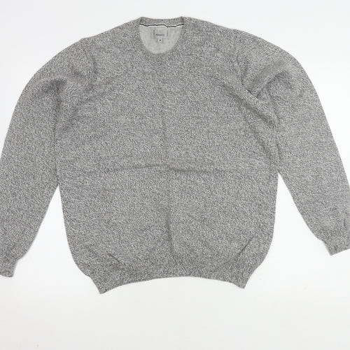 Marks and Spencer Men's Grey Medium Pullover Jumper