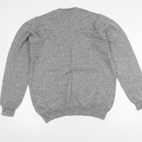 Marks and Spencer Men's Grey Medium Pullover Jumper