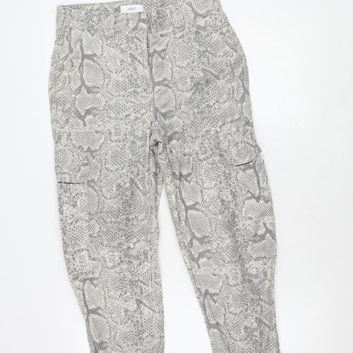 Next Women's Multicoloured Animal Print Trousers Size 8S