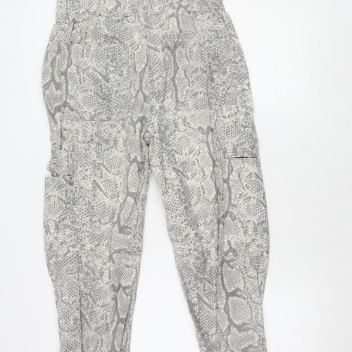 Next Women's Multicoloured Animal Print Trousers Size 8S