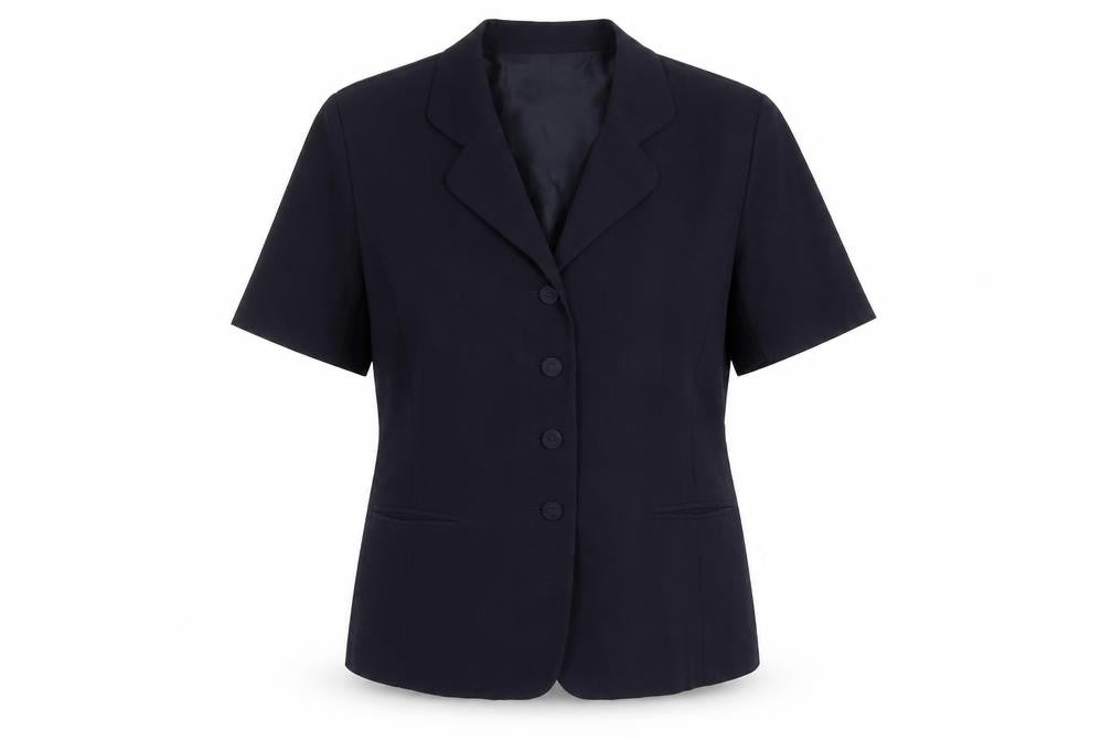 Front view of Dorothy Perkins Black Button-Up Blouse, size 12, Women