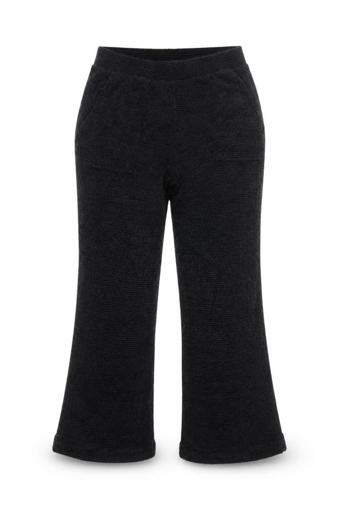 Front view of Marks & Spencer Black Trousers, Women's M, Polyester Blend