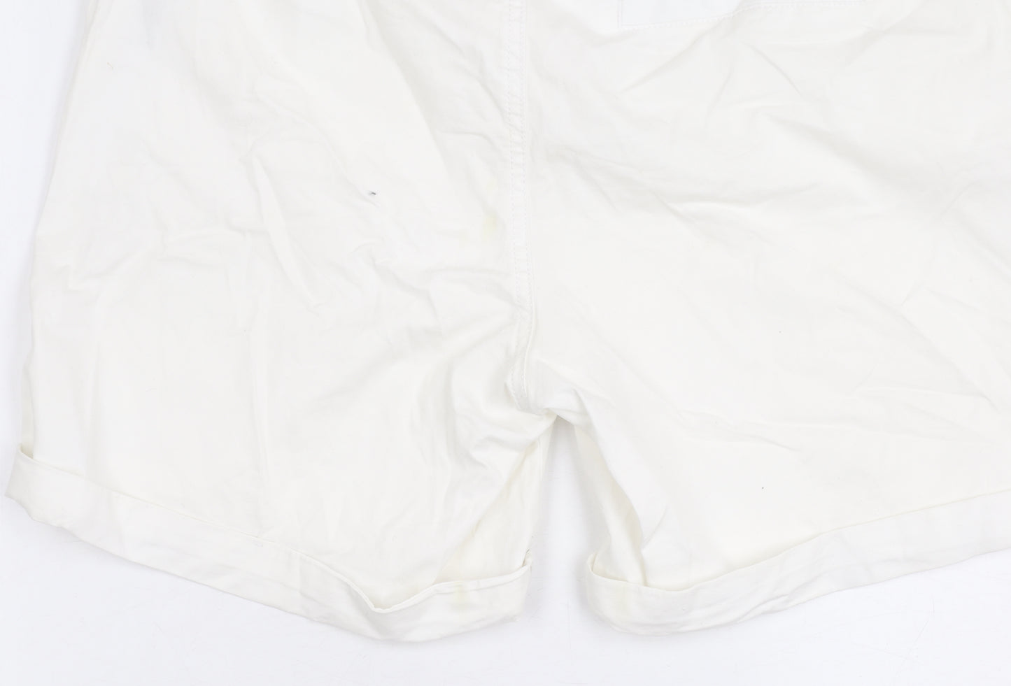 Dunnes Womens Ivory Chino Shorts Size 12
