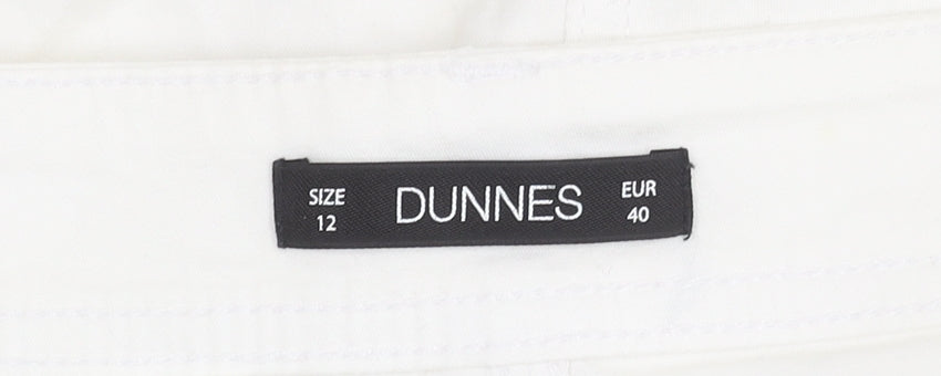 Dunnes Womens Ivory Chino Shorts Size 12