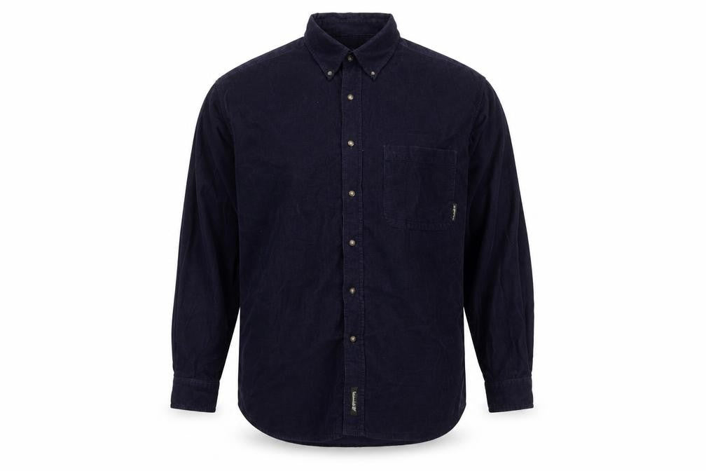 Timberland Men's Blue Corduroy Large Shirt Casual