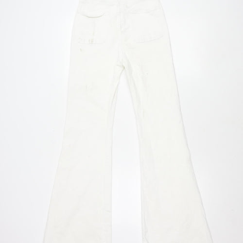 PrettyLittleThing Women's White Jeans Size 6