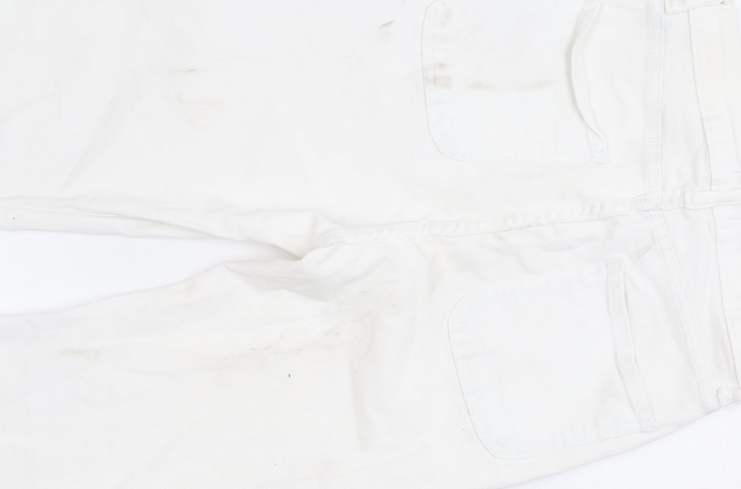 PrettyLittleThing Women's White Jeans Size 6