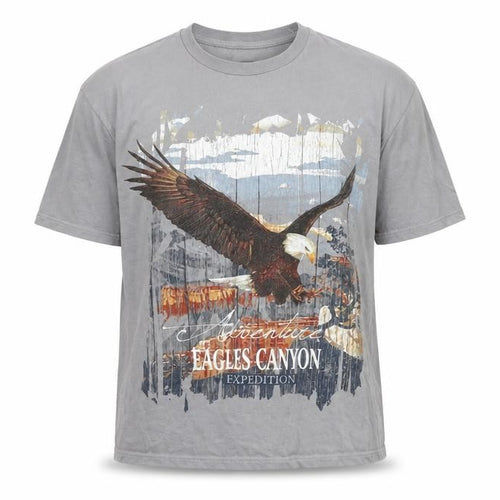 Atlas for Men Grey XL Animal Graphic T-Shirt