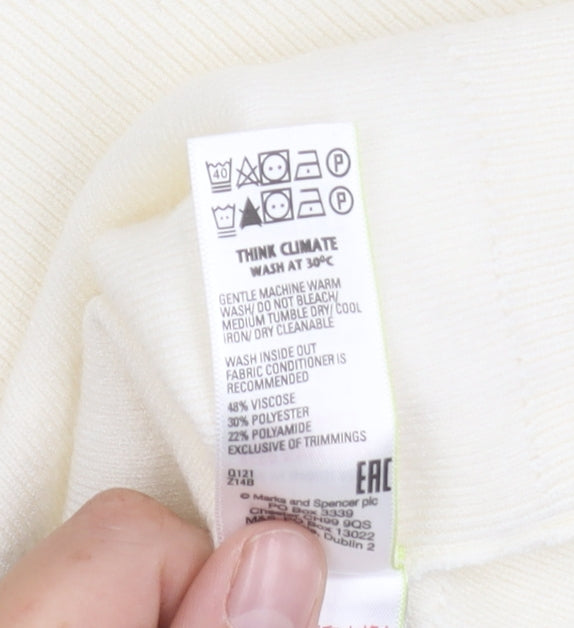 Marks and Spencer Women's Ivory Button-Up Cardigan